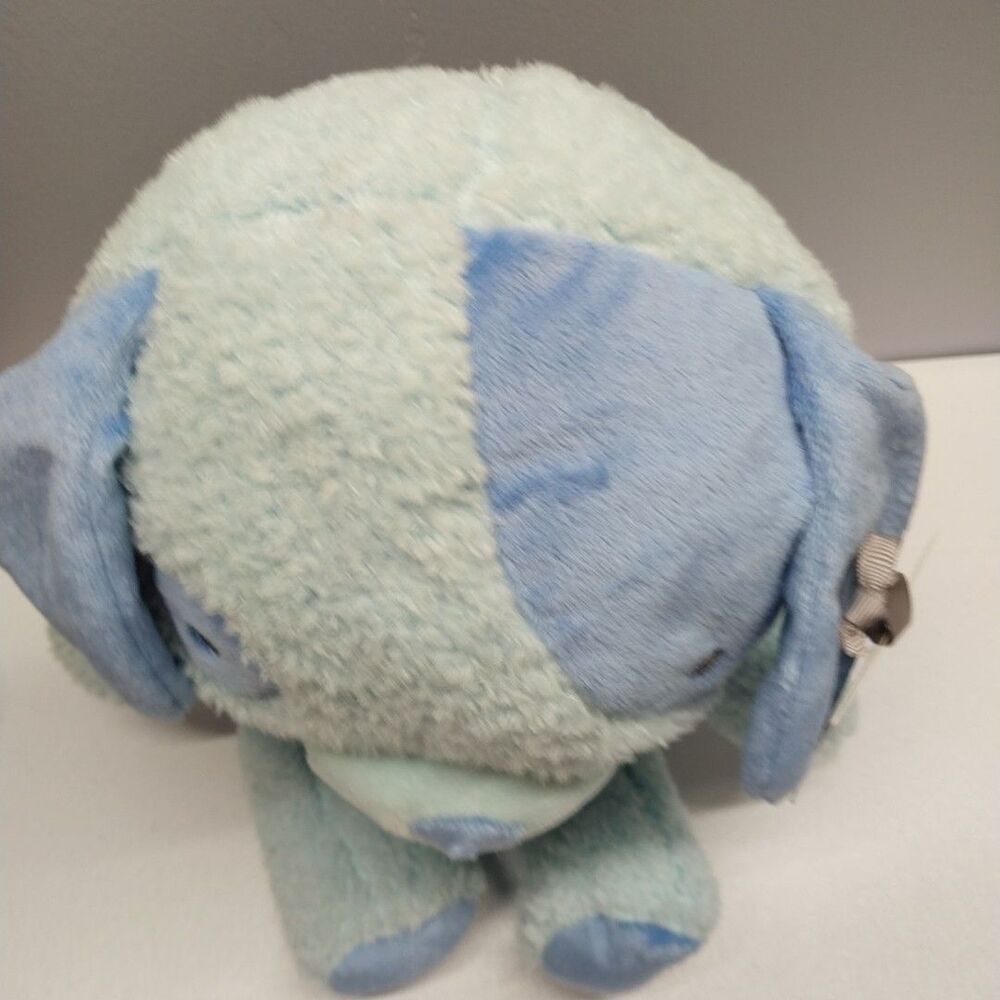 Hallmark Cuddly Puppy Plush Blue Baby Lovey 10" Sewn Eyes NWT Gift - Picture 7 of 16